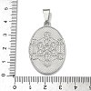 Religion Theme 304 Stainless Steel Pendants STAS-F336-06E-P-3