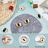 Glass Cat Eye Decorative Eye Piece DIY-WH0671-559C-4