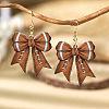 Teachers' Day Acrylic Dangle Earrings EJEW-I325-01G-04-1