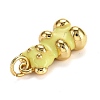 Real 18K Gold Plated Brass Pendants KK-L206-001A-G-3