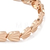 Brass Link Chain Bracelets for Women Men BJEW-P324-01B-KCG-2