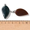 Natural Indian Agate Pendants GG-CBACB71-05P-07-3