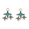 Alloy Enamel Pendants ENAM-T020-38D-RS-1