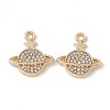 Alloy Rhinestone Pendants ALRI-K049-09E-1