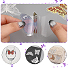 2 Bags 2 Styles Butterfly PET Self Adhesive Laser Stickers Sets STIC-CA0001-02-3