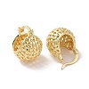 Rack Plating Brass Basket Hoop Earrings for Women EJEW-G315-09G-2