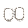 304 Stainless Steel Hoop Earrings for Women EJEW-M068-08B-P-4