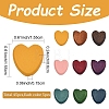 45Pcs 9 Colors Painted Natural Wood Beads WOOD-YW0002-03-3