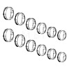 12Pcs 6 Styles 201 Stainless Steel Grooved Finger Ring Settings RJEW-TA0001-04P-1