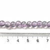 Spray Painted Crackle Glass Beads Strands CCG-Q002-6mm-02-4