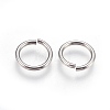 Tarnish Resistant 304 Stainless Steel Open Jump Rings A-STAS-P212-25P-17-2