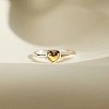 Heart 925 Sterling Silver Finger Rings for Women FS-WG1734C-03-3