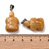 Natural Topaz Jade Pendants G-B127-06P-03-4
