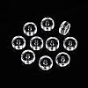 Imitation Jade Glass Beads X1-GLAA-N007-6x3mm-B03-1