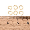 Brass Open Jump Rings KK-G604-08G-16-3