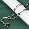 5.5MM 201 Stainless Steel Textured Figaro Chain Necklaces for Unisex NJEW-K302-17P-1
