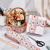 7.5Yards Vintage Jacquard Polyester Lace Ribbon SRIB-CY0001-42B-4