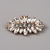 Alloy Crystal Rhinestone Shoe Decoration AJEW-WH0248-224A-G-1