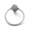 Non-Tarnish 201 Stainless Steel Finger Rings RJEW-G278-39P-3