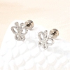 304 Stainless Steel Stud Earrings EJEW-H161-01P-C-2