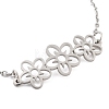 Non-Tarnish Stainless Steel Cable Chain Link Bracelets for Women Men STAS-Z061-01P-04-2