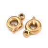 304 Stainless Steel Pendants STAS-S186-12Q-G01-2