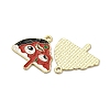 Halloween Alloy Enamel Pendants STAS-I354-01G-H-2
