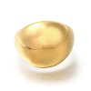 304 Stainless Steel Open Cuff Rings for Women STAS-Z103-03G-06-2