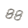 Non-Tarnish 304 Stainless Steel S-Hook Clasps LS-STAS-U007-20B-P-2
