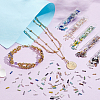 1500Pcs 5 Colors Glass Twist Bugle Beads GLAA-PH0003-73-3