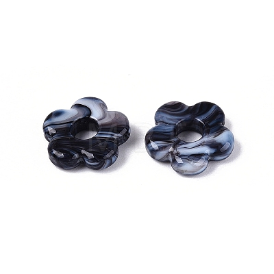 Two Tone Handmade Lampwork European Beads LAMP-N024-39-01J-1