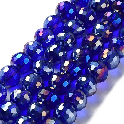 Electroplate Glass Bead Strands EGLA-R040-12mm-03-1