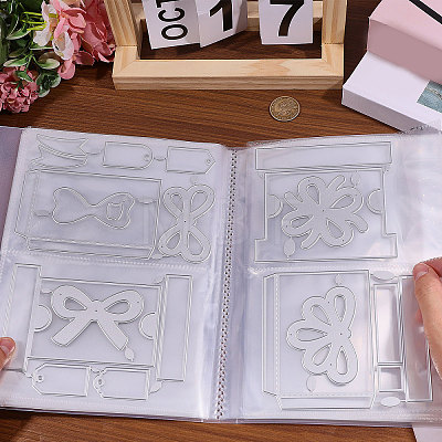 6 Inch Transparent PP Plastic Photocard Storage Albums AJEW-WH0696-614-1