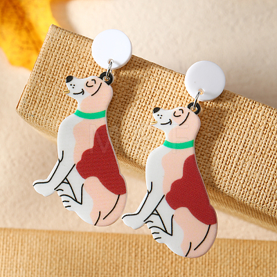 Funny Animal Acrylic Stud Earrings FM4480-2-1