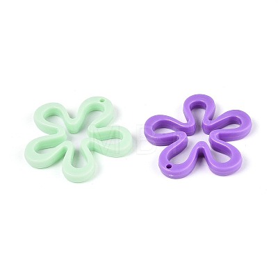 Opaque Acrylic Pendants SACR-T035-22M-1