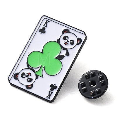 Black Zinc Alloy Brooches JEWB-E033-04EB-02-1