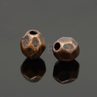 Mixed Color Tibetan Style Alloy Spacer Beads TIBEB-X0015-NR-1