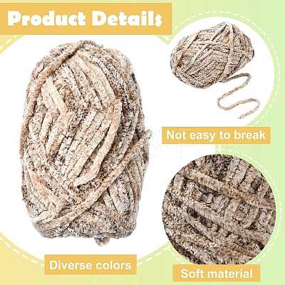Soft Crocheting Polyester Yarn YCOR-FZC0001-01D-1
