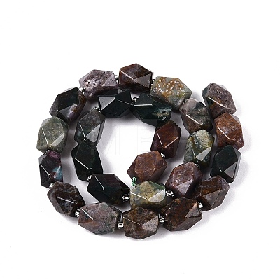 Natural Indian Agate Beads Strands G-Q608-11B-1