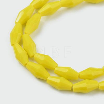 Opaque Glass Beads Strands GLAA-P001-03B-02-1