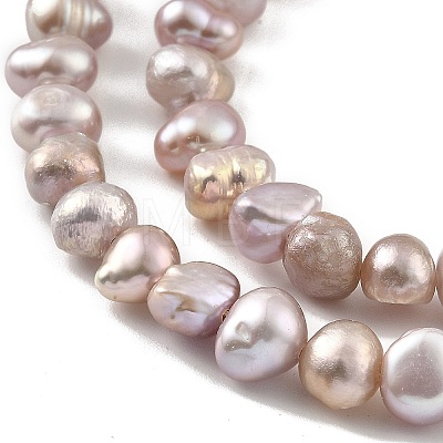 Natural Cultured Freshwater Pearl Beads Strands PEAR-A006-07D-1