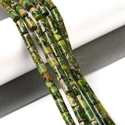 Natural Imperial Jasper Beads Strands G-Q169-A02-01E-1