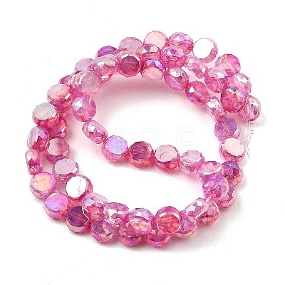 Imitation Jade Glass Beads Strands GLAA-P058-05A-01-1