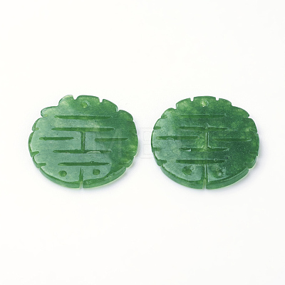 Natural Jade Pendant G-E418-66-1