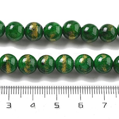 Natural Mashan Jade Beads Strands G-A255-A01-01K-1