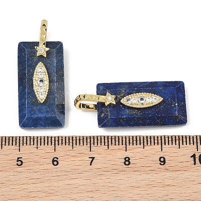 Natural Lapis Lazuli Faceted Pendants GG-CBA4154-06G-07-1
