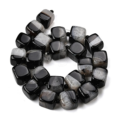 Natural Agate Beads Strands G-F820-O01-01H-1