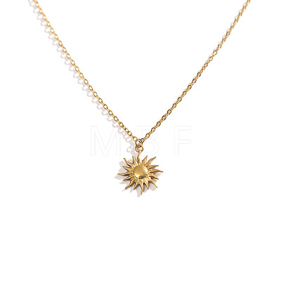 304 Stainless Steel Pendant Necklaces WGFEF8E-03-1