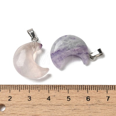 Natural Fluorite Pendants G-H035-01P-05-1