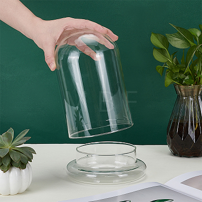 Glass Dome Cover DJEW-WH0099-06C-1